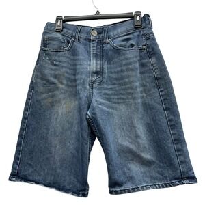 Recycled Blues mens blue denim shorts